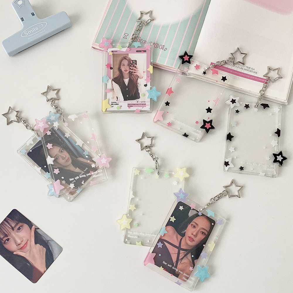 彩色星星收纳套三寸拍立得保护套