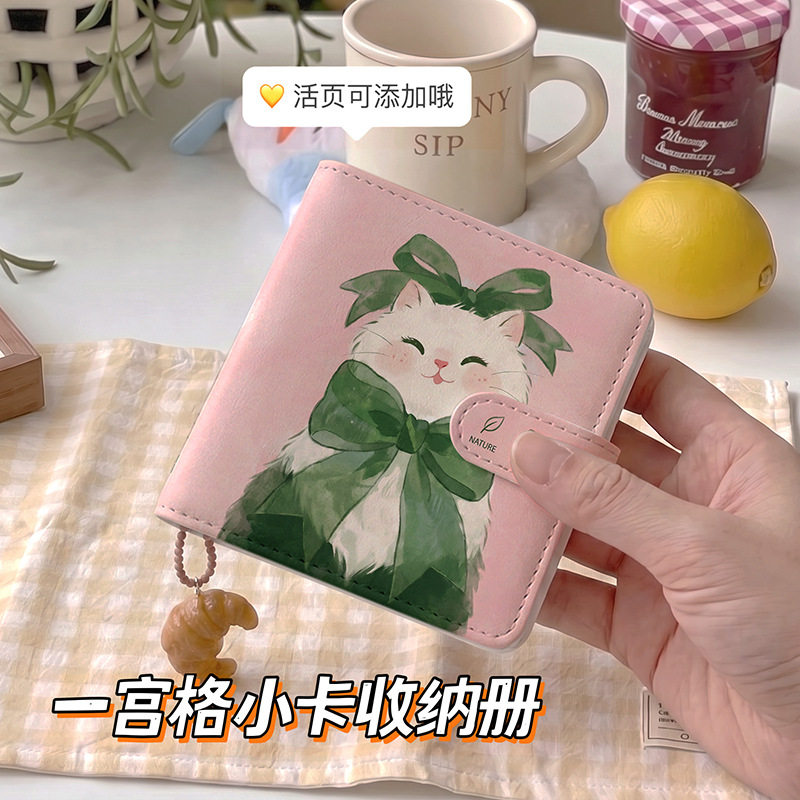 小猫咪个性一宫格相册女追星三寸小卡册相册拍立得高颜值名片卡片