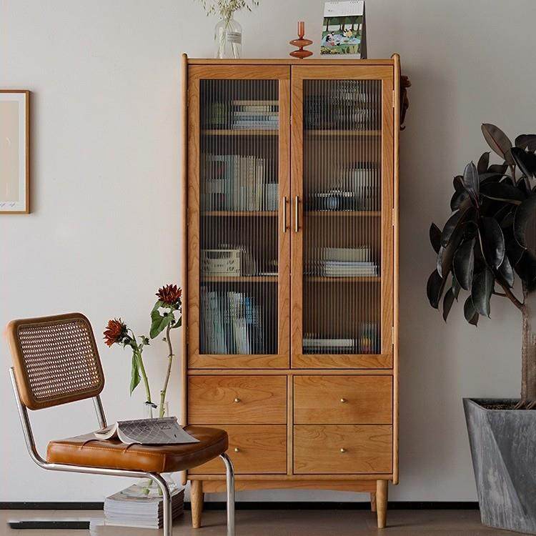 北欧实木书柜家用客厅靠墙大容量收纳柜书房日式落地书籍储物柜,特色手工艺,其他特色工艺品,淘宝优惠券,粉丝福利购,淘宝优惠卷