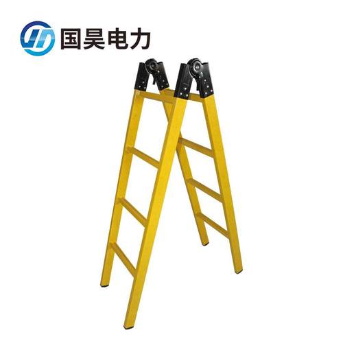 国昊电力-折叠梯绝缘人字梯玻璃钢电工梯关节梯2m高度