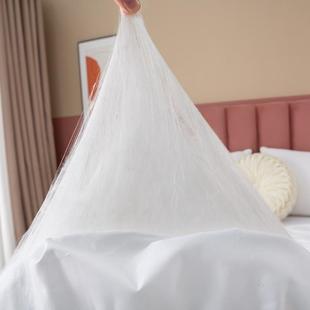 正宗桐乡蚕丝被100桑蚕丝平纹全棉婚庆双人被长丝绵蚕丝被芯冬被