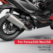 350Nss300Nss35021 摩托机车改装 中段尾段排气Forza300 23年