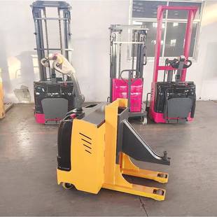 普尔夫A字架牵引搬运车电动牵引头纺织印染行业拖头同轨迹平板车