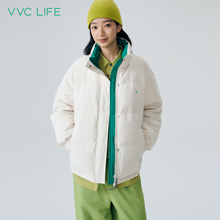 VVC life软绿甲防水羽绒服男女2025年冬季新加厚锁温情侣90绒外套