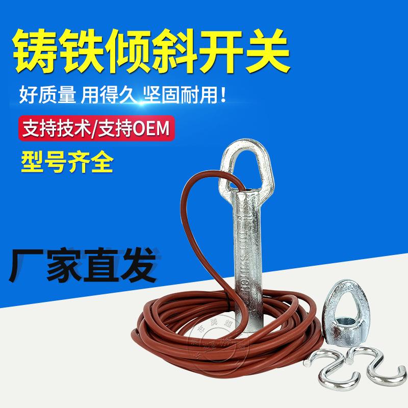 铸铁倾斜开关堵煤堵料水银开关MA100ST-20-3920-35KBL-220