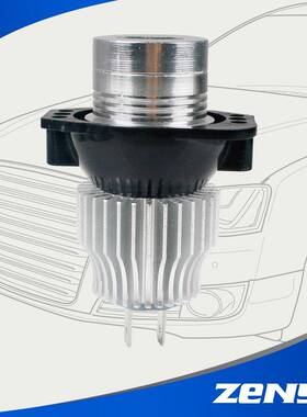 正洋B-M-WLED天使眼灯3系E90E91专用超亮改装车灯