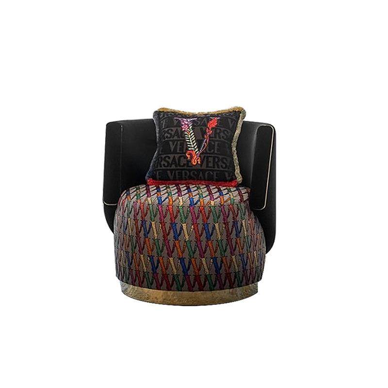 意式轻奢现代奢华刺绣布艺单人沙发椅设计彩色个性网红旋转休闲椅,农用物资,其他肥料,淘宝优惠券,粉丝福利购,淘宝优惠卷