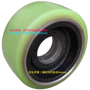 1吨丰田电动升高叉车6FBRE10承重轮前轮导向轮电瓶地牛负载轮轱