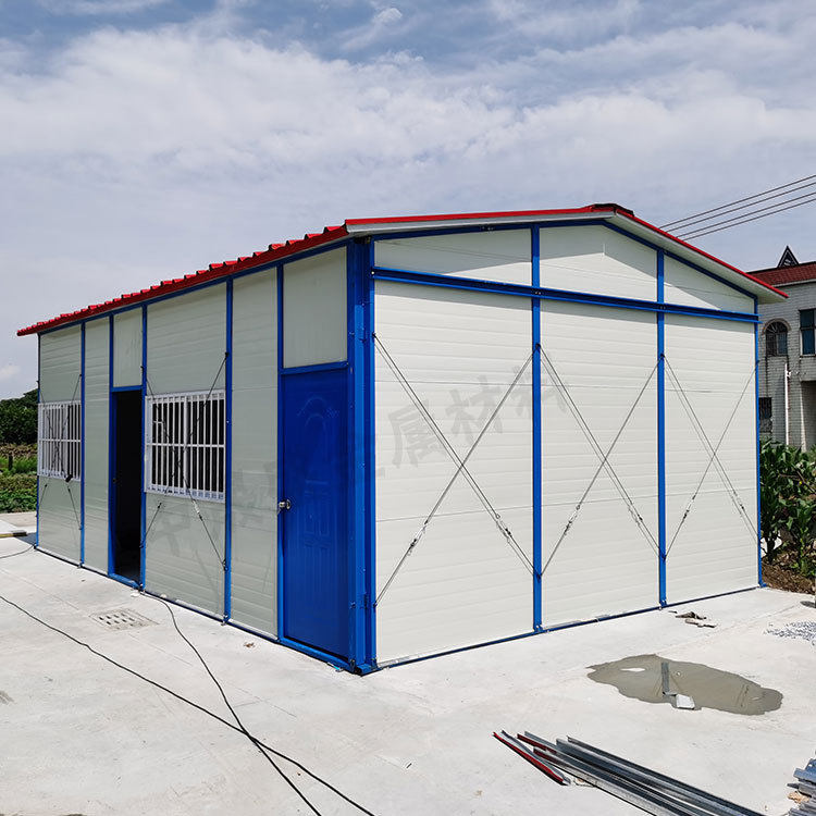 轻钢组合板房安装工地住人用多层组合板房可搭楼梯活动板房K式房
