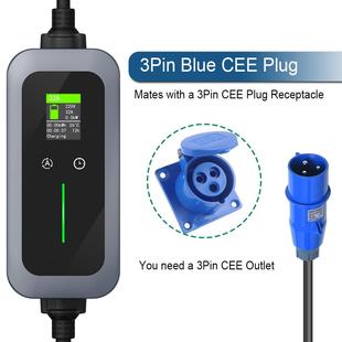 国标即插即用交流充电桩壁挂式 11kw 随车充32A
