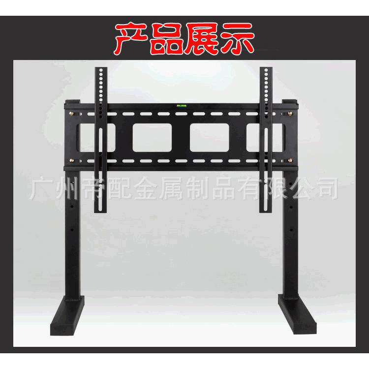 免打孔液晶电视挂架双柱电视底座支架广告机座增高底座支架供应