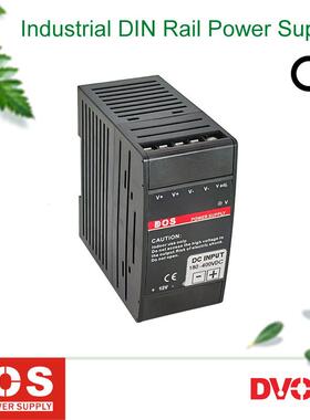 直流380V输入100W导轨式开关电源供应器两路输出DC12V2A和24V3A