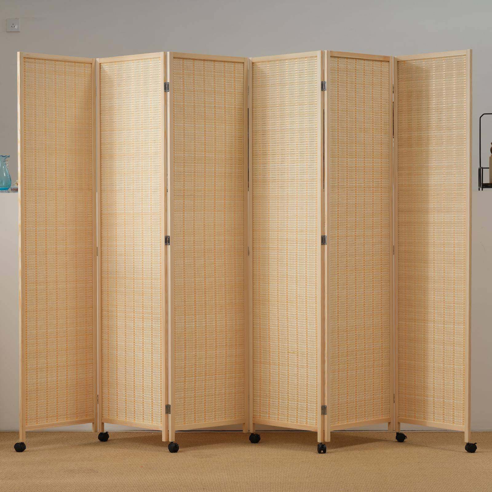 新中式竹编屏风客厅房间卧室移动折屏简约现代折叠隔断墙遮挡家用,农用物资,其他肥料,淘宝优惠券,粉丝福利购,淘宝优惠卷