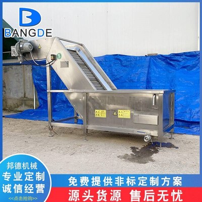 大型大枣枸杞气泡清洗机 龙须菜果蔬清洗机 自动海鲜翻浪清洗机