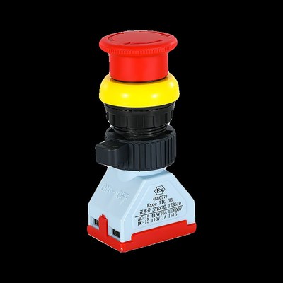 G8097防爆防腐急停自锁控制按钮开关一开一闭二常开银触点16A防水