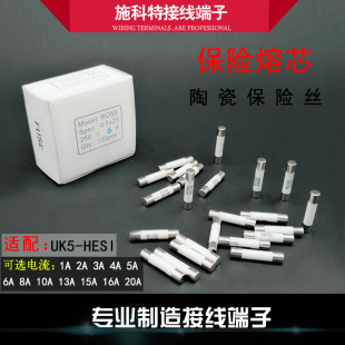 5x25mm 250V 20A 熔断器 熔断管 0.5A 保险丝 熔芯 R055 陶瓷管