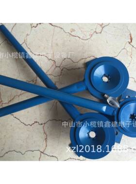 LED蜡烛灯治具E10E11E12灯头手动打点打凹压铆锁紧机