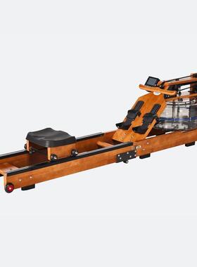 迈特森MS723划船器双轨水阻划船器家用健身器材可折叠茶色