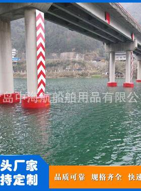 固定式桥梁桥墩防撞块防撞设施复合材料桥梁保护防撞墩