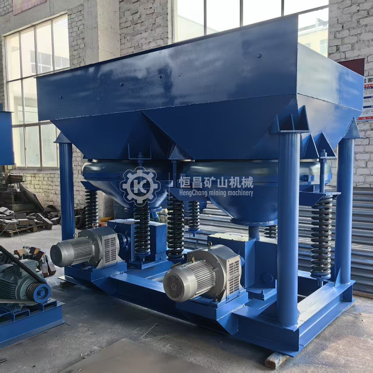 江西恒昌生产厂家锯齿波跳汰机JT5-2型双动力钨锡矿沙金矿粗选