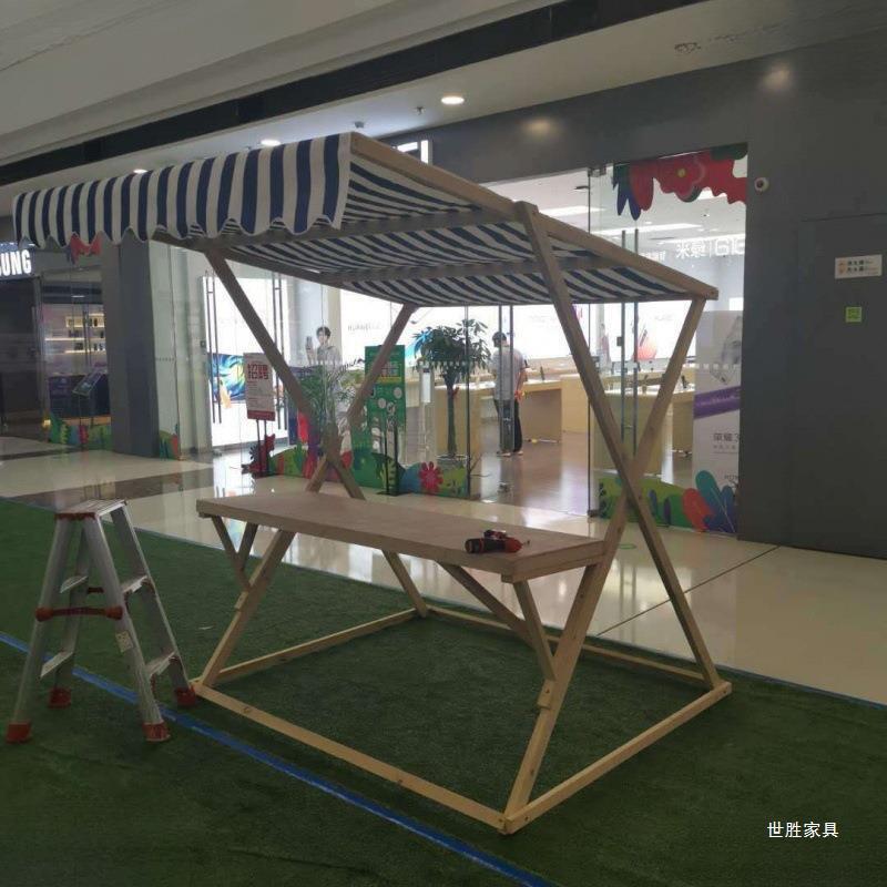 木质架夜市集市摊车小摊出租摊位架小吃摊展示架布艺户外摆摊包邮