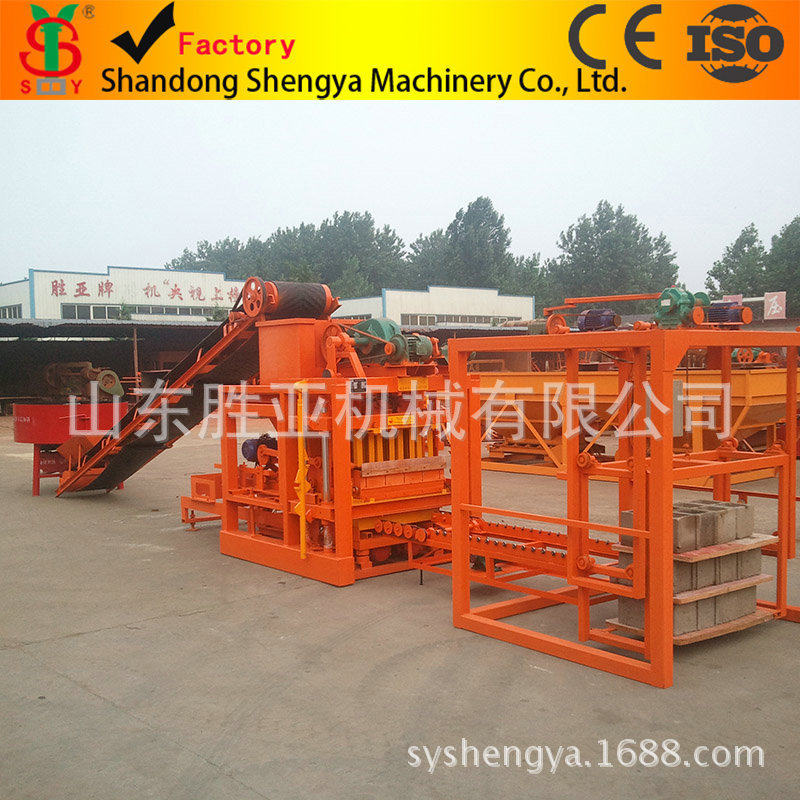 生产加工砖机水泥砖机QTJ4-26C全自动空心砖机地面砖机花砖