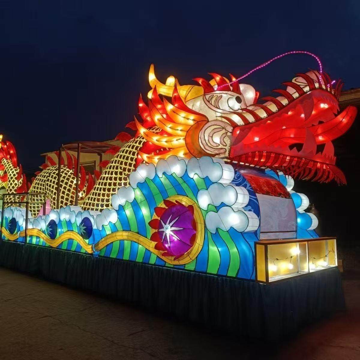 元宵节巡游彩车国庆游园花车大号巨型春节发光轮船卡通花灯定制,商业/办公家具,景观道具/景观摆件/景观装置,淘宝优惠券,粉丝福利购,淘宝优惠卷