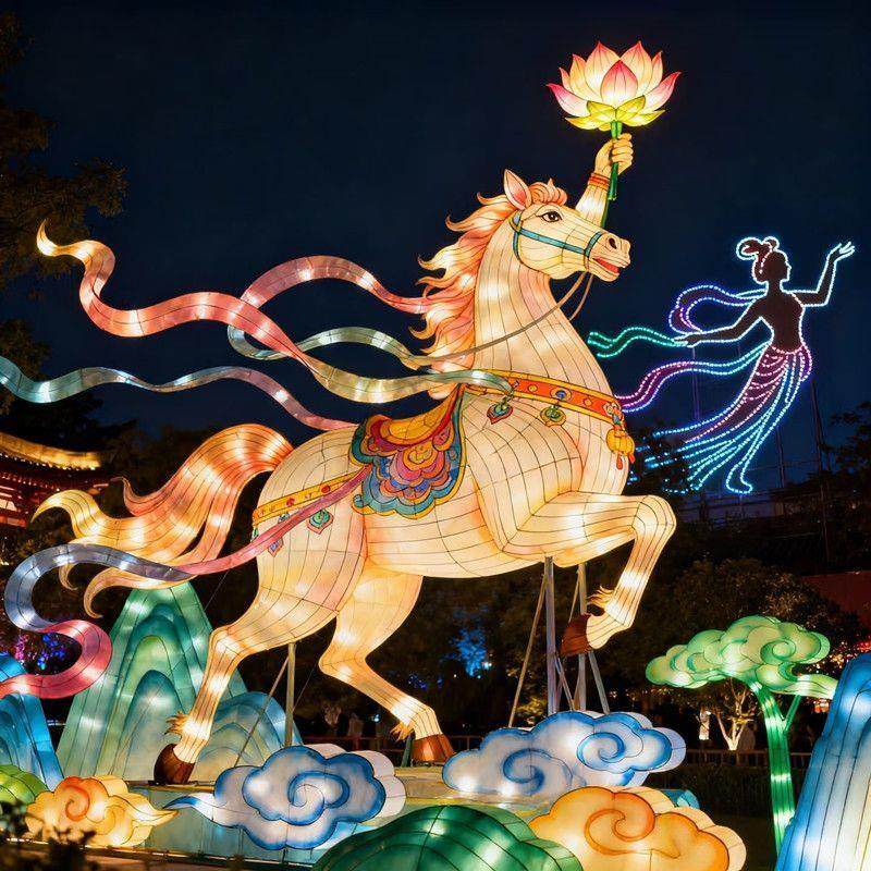 彩灯制作彩灯笼2026马年大型煤油灯春节元宵节灯会风景区灯展灯会,节庆用品/礼品,花灯,淘宝优惠券,粉丝福利购,淘宝优惠卷