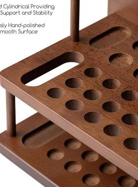 木制艺画收纳架KVN丙画颜料干燥架书桌术笔用品桌面文具化妆刷烯