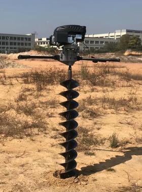 大立马力树木种植挖坑机菜大棚柱打用眼72830机农钻洞蔬挖坑机