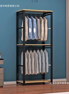 工厂落地式防尘简易柜卧室收纳易衣落地衣架客64168厅落地带布简
