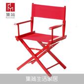 9C木导演户椅子A001外实休闲便携折式 叠椅家用电脑椅帆布靠背椅化