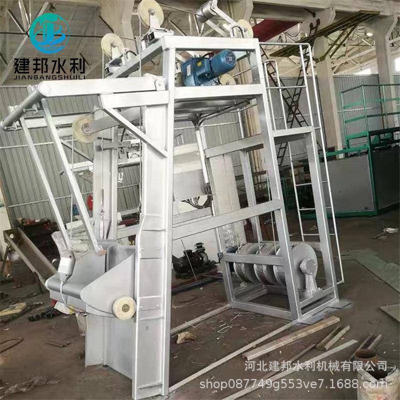 三式索反捞式自引动捞渣机钢丝绳ZQI牵引格栅不锈钢牵式格栅除污