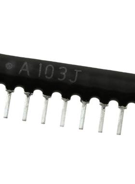 9脚插件排阻9P330R/40R/680R/1K/10K/20K/30K7直插膜网络IWM厚电