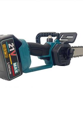 跨境无刷锂壶电12寸大功率油电链高速手提式款园林82270伐木锯修