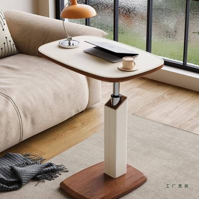 床边可移动升降子夹缝旋转置物架小户型电脑桌卧室家82945用窄桌