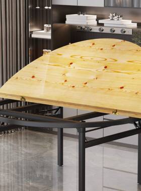 大圆腿支架可叠加厚铁艺圆形餐桌腿支折撑架酒店饭店圆桌F987S8HH