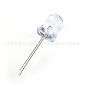 0m白m发紫圆头F03400紫灯紫光长脚3化95nm验钞固灭蚊LED紫外灯