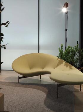 玻意大计利设QZW计豌豆沙发酒店大堂沙发设椅师创意弧形璃钢扁豆