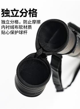 通杆杆桶斯诺台球杆杆包圆形黑48561八袋克杆套桌球球杆中筒九球