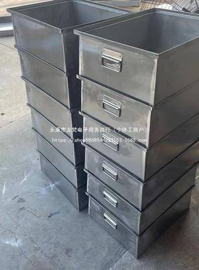 盒子箱13790外箱锈不钢工具箱收纳箱子长方形后备堆垛户储物箱加