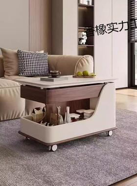 移动茶几现代小推车户39785降型小家用小沙发简约多功能升客厅茶