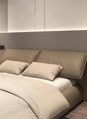 意极简baxtr朵e床简约现耳代双人主卧大床别式87452墅家用婚床