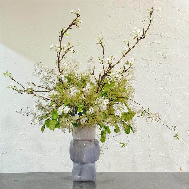 渐变色肌理几何方块中样琉璃古花瓶室内SMF装高档花瓶板间饰玻璃,包装,五金配件包装,淘宝优惠券,粉丝福利购,淘宝优惠卷