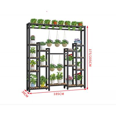 花架7875置物架基多层简约阳台铁艺地式组合厅落现代花架子隔断屏