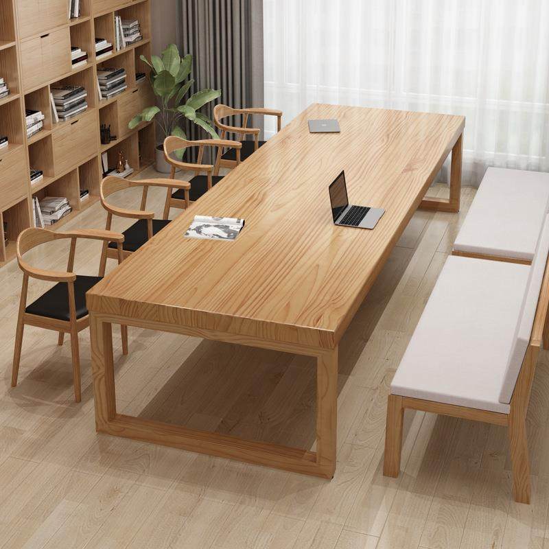 现代简约实木办公桌商务台式电脑桌沙发椅组合公司职员原木会议桌,农用物资,其他肥料,淘宝优惠券,粉丝福利购,淘宝优惠卷