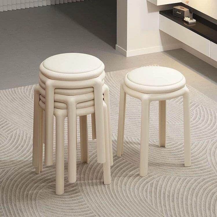 塑料凳子加厚家用可叠放餐桌圆凳久坐舒服椅子北欧软包高胶凳板凳,农用物资,其他肥料,淘宝优惠券,粉丝福利购,淘宝优惠卷