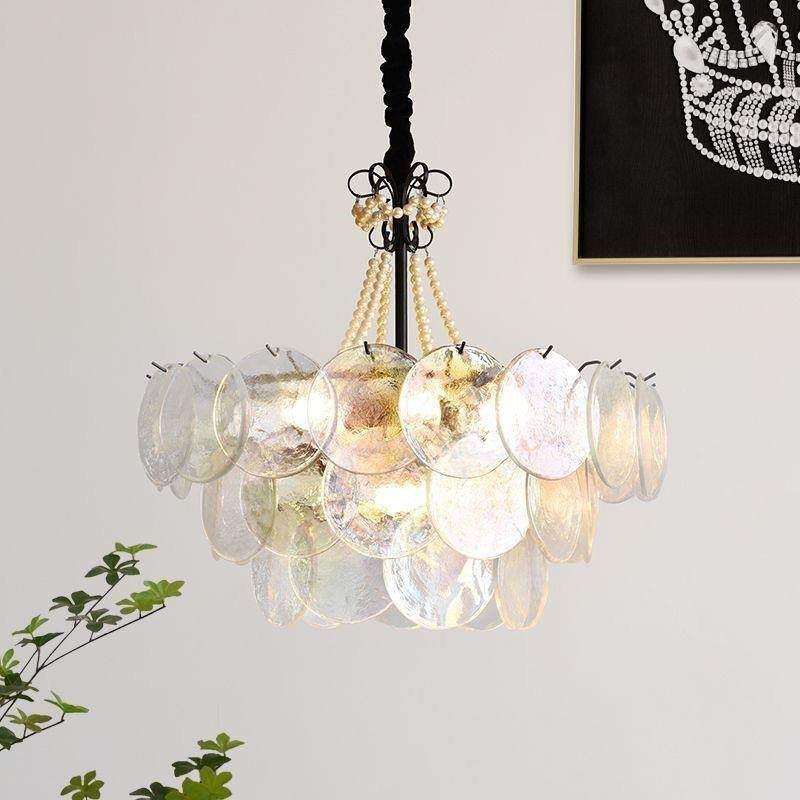 法式七彩轻奢客厅灯具现代简约意式玻璃餐厅灯创意珍珠主卧室吊灯,节庆用品/礼品,新娘配件,淘宝优惠券,粉丝福利购,淘宝优惠卷