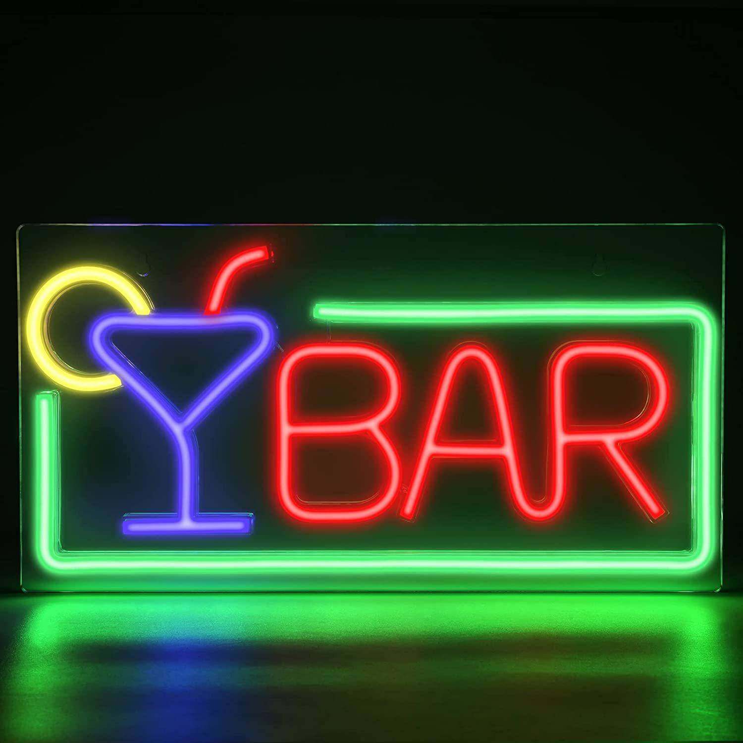 LED亚克力背板霓虹灯酒吧装饰氛围灯多色BAR。USB款,农用物资,其他肥料,淘宝优惠券,粉丝福利购,淘宝优惠卷