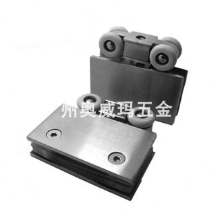 8轮玻璃推拉门吊轮移门轮滑轮轴承不锈钢玻璃轮承重加厚移门配件